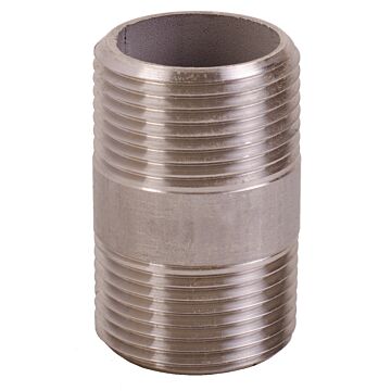 Boshart Industries 1" x 2" 304 SS NIPPLE