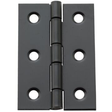 National Hardware 2 In. X 1-3/8 In. Oil Rubbed Bronze Broad Hinge (2-Pack)