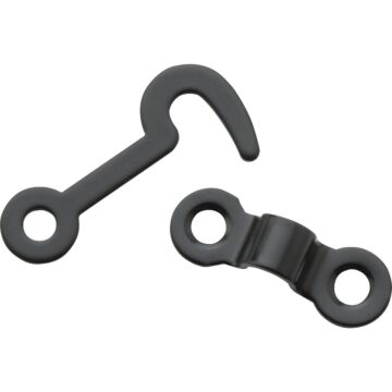 National Hardware Oil Rubbed Bronze Decorative Hook and Staple (2 Count)