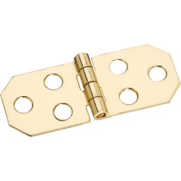 National Hardware National 3/4 In. x 1-13/16 In. Brass Surface Mount Decorative Hinge (2-Pack)