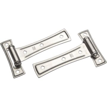 National Hardware Contemporary T-Hinges 7" Nickel