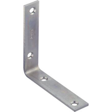 National Hardware 4 In. x 7/8 In. Zinc Corner Brace