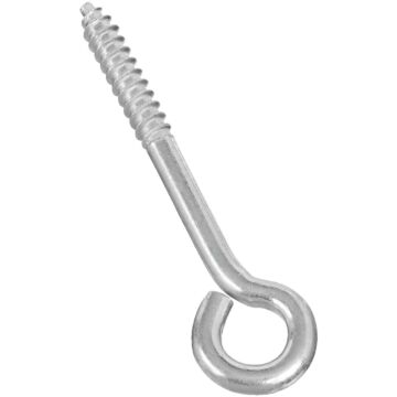 National Hardware 1/4 In. x 3-3/4 In. Zinc Lag Screw Eye