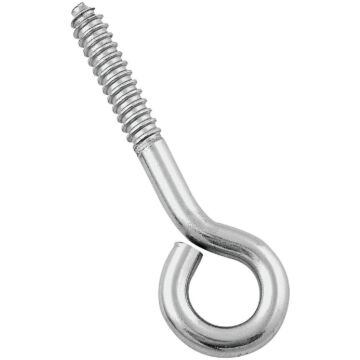 National Hardware 3/8 In. x 4-1/2 In. Stainless Steel Lag Screw Eye