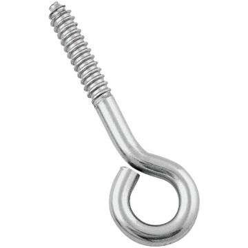 National Hardware Lag Screw Eye (Stainless Steel) 3/8x 4-1/2
