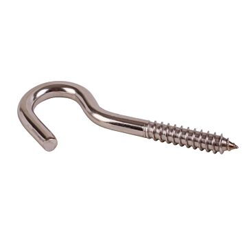 National Hardware Screw Hook (Stainless Steel) 3/8x 4-7/8