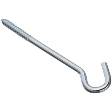 National Hardware Screw Hook (Zinc) 3/8x 8