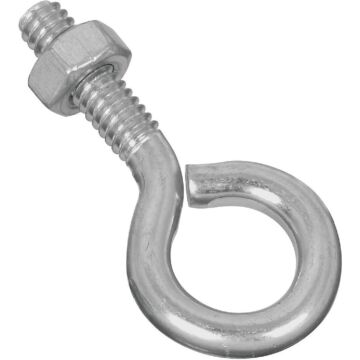 National Hardware 1/4" x 2" Eye Bolt, Zinc