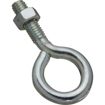 National Hardware 5/16 In. x 2-1/2 In. Zinc Eye Bolt with Hex Nut