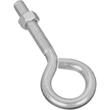 National Hardware 3/8 In. x 4 In. Zinc Eye Bolt with Hex Nut