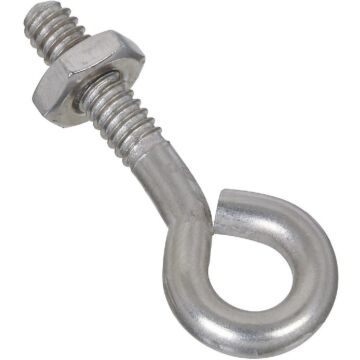 National Hardware 3/16" x 1-1/2" Eye Bolt, Stainless Steel