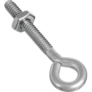 National Hardware 3/16" x 2" Eye Bolt, Stainless Steel