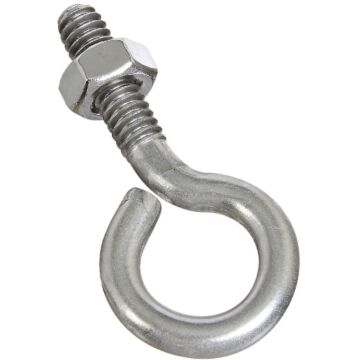 National Hardware 1/4" x 2" Eye Bolt, Stainless Steel
