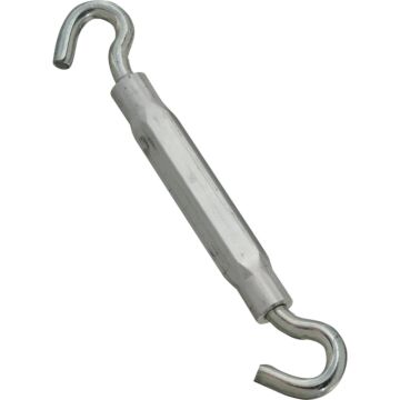 National Hardware 5/16" x 9" Hook To Hook Turnbuckle, Zinc/Aluminum