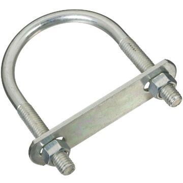 National Hardware U-Bolt (Zinc) 3/8 x 2-1/2 x 4 in.