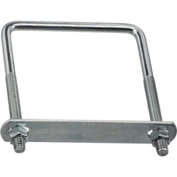 National Hardware Square U-Bolt (Zinc) 3/8 x 4 x 5 in.
