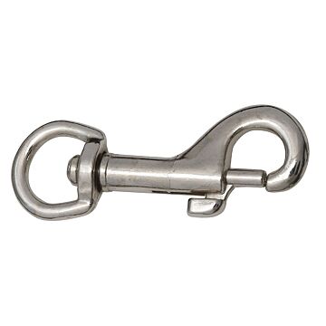 National Hardware Bolt Snap, 15 lb Working Load, Zinc, Nickel Chrome