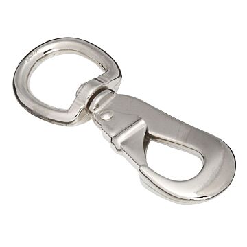 National Hardware Snap Hook, 165 lb Working Load, Zinc, Nickel