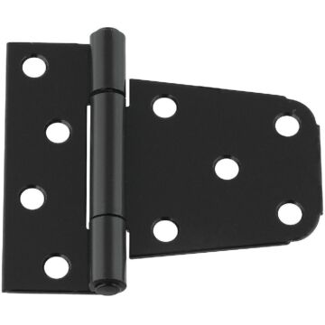 National 3-1/2 In. Black Heavy-Duty Gate Hinge