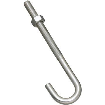 National Hardware 5/16" x 5" Hook J-Bolt, Zinc