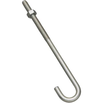 National Hardware 5/16" x 7" Hook J-Bolt, Zinc