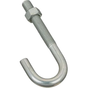National Hardware 3/8" x 3-3/4" Hook J-Bolt, Zinc