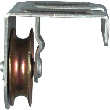 National Hardware Pulley, 3/8 in Rope, 100 lb Working Load, 2 in Sheave, Zinc