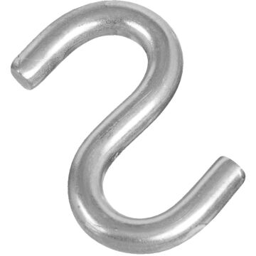National Hardware Open S-Hook (Stainless Steel) 2 in.