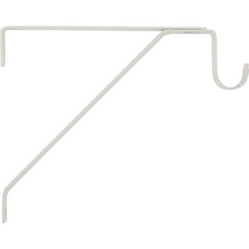 National Hardware White Shelf/Rod Bracket