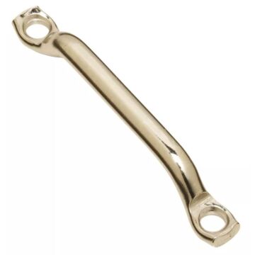 National Hardware Strap Loop, Low Profile, Steel, Nickel