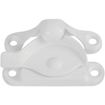 National Hardware White 7/8 In. Crescent Sash Lock