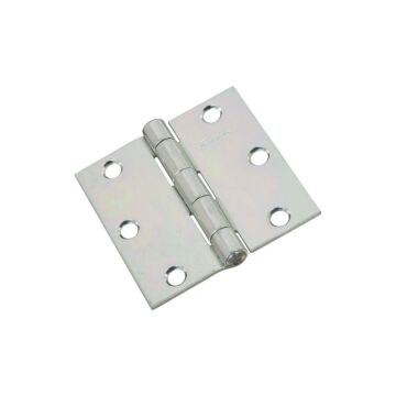 National Hardware Utility Hinge 3 in Tight Pin Zinc 2pk