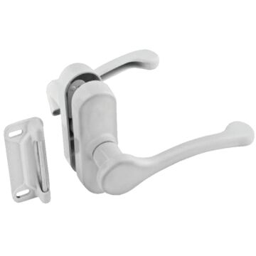 National Hardware White Lever Screen/Storm Door Latch