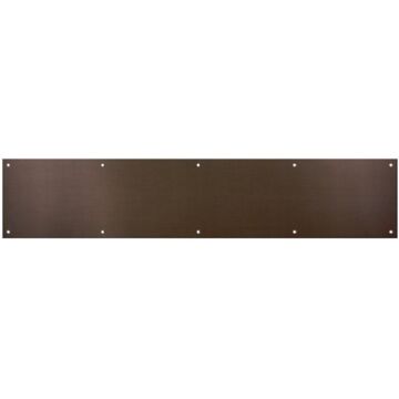 National Hardware Kickplate, 34"L, 6" W, ORB