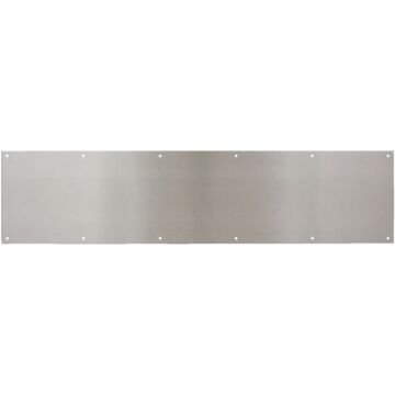 National Hardware 8 In. x 34 In. Satin Nickel Aluminum Kickplate