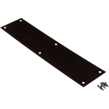 National Hardware Oil Rubbed Bronze Push Plate