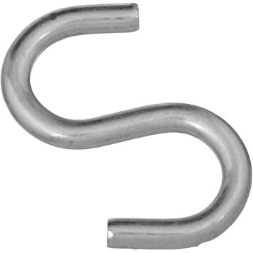 National Hardware Open S-Hook (Zinc) 3 in.