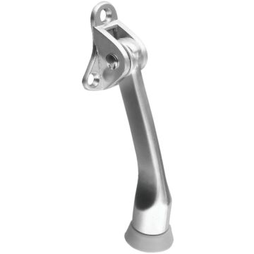 National Hardware 4 In. Satin Chrome Kickdown Door Holder