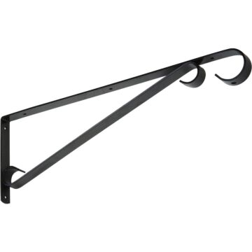 National Hardware 15 In. Black Steel Hanging Plant Bracket