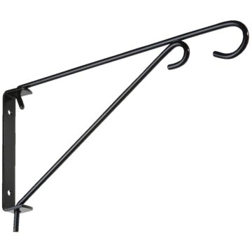 National Hardware 9 In. Black Steel Swivel Hanging Plant Bracket