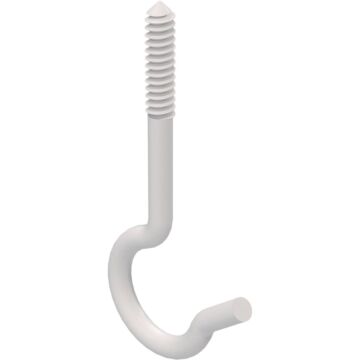 National Hardware 2-1/2 In. White Ceiling Hook (3-Pack)