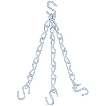 National Hardware 18 In. White Metal Hanging Plant Extension Chain