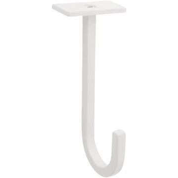 National Hardware 5 In. White Steel Long Ceiling Plant Hook