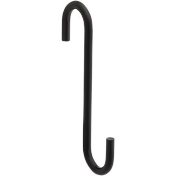 National 2648 4-3/4 In. Black Steel Modern Small S-Hook Plant Hanger