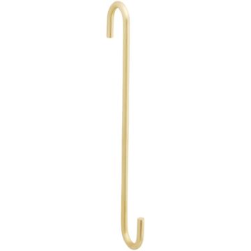 National Hardware 8 In. Brushed Gold Steel Modern Large S-Hook Plant Hanger