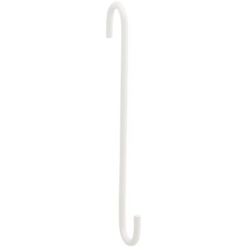 National Hardware 8 In. White Steel Modern Large S-Hook Plant Hanger