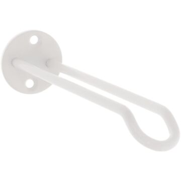 National 2681 7 In. White Steel Wall Base Plant Hanger