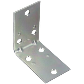 National Hardware 2-1/2 In. x 1-1/2 In. Double Wide Zinc Corner Brace (2-Count)