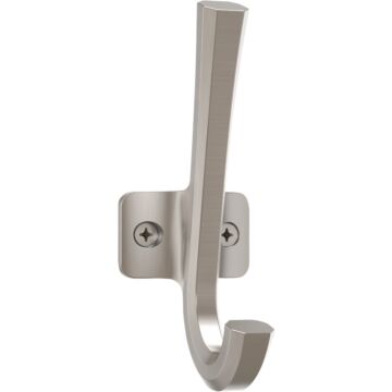 National Hardware 4-5/16 In. Satin Nickel Powell Angled Hook