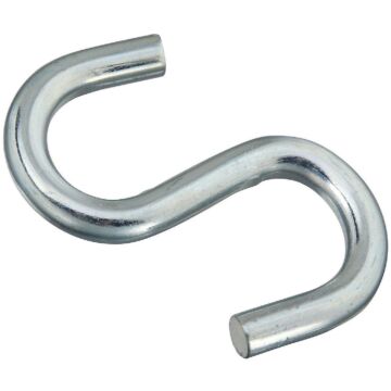 National Hardware Open S-Hook (Zinc) 4 in.